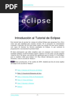 Manual Eclipse | PDF | Eclipse (software) | Java (lenguaje de programación)