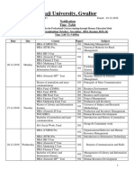 Revised Distance Education Professional Time Table Session 2015-16 Exam Dec. 20163279