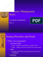 Consumer Management Skills