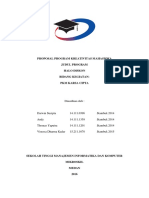 Contoh Proposal PKM 