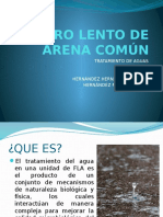 Filtro Lento de Arena Común