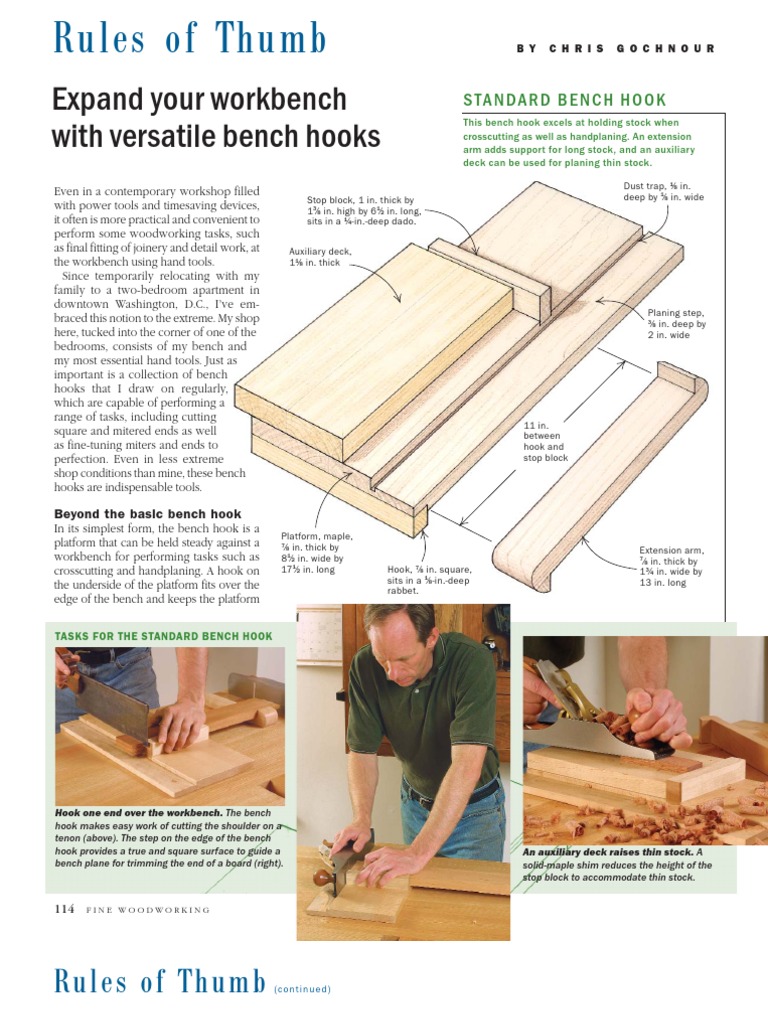 Bench Hooks Plywood Woodworking