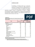 Niveles de Producción en El Perú