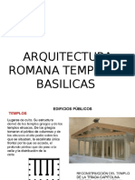 Arq. Romana Templos y Basilicas