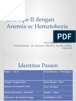 DM Tipe II Dengan Anemia Ec Hematokezia