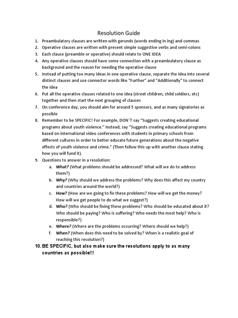Resolutionguide | PDF