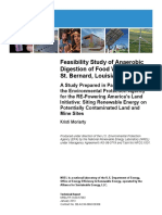 Feasibility Study of Anaerobic Digestion of Food Waste in St. Bernard, Louisiana