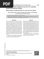 Intervención Conductual en Un Caso de Bajo Estado de Ánimo