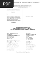 Exxon Recent Motion
