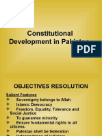 Constitutional Dev in Pak