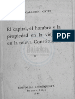 El Capital, El Homre y La Propiedad, Scalabrini Ortiz