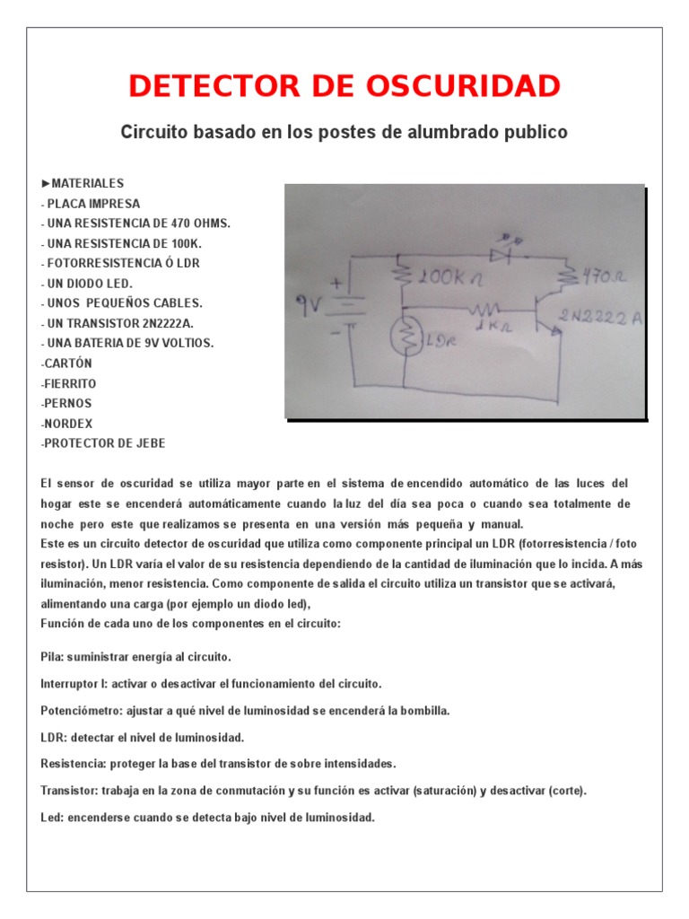 Cómo Hacer una Luz Temporizada con Transistores - Electrónica Unicrom