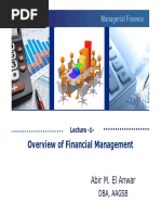 Overview of Financial Management