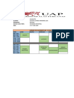 Horario de Clases