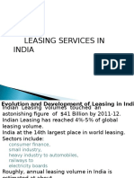 BFS - Leasing in India