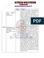 Final Year Project - (Embedded System/Robotics/IoT) IEEE 2016-17 Project List