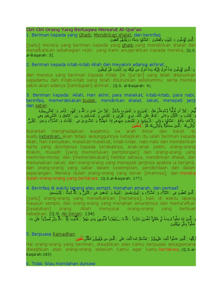 Ciri Orang Beriman Kepada Kitab Allah Ini Cirinya