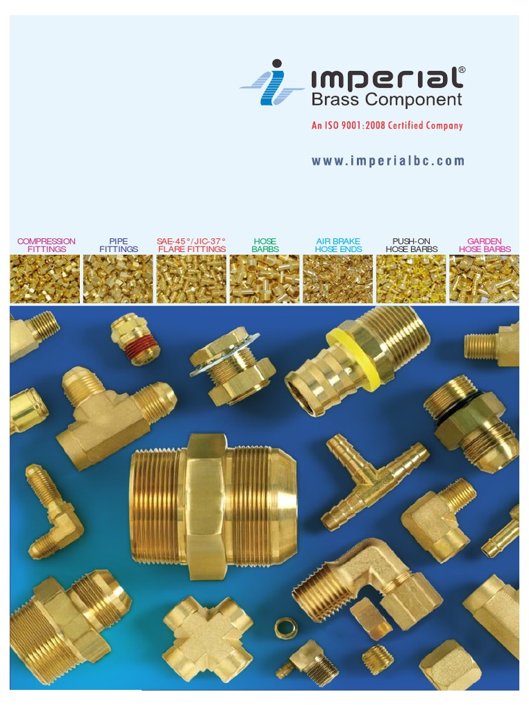 IBC Brass Fittings Catalogue 2016 PDF Pipe (Fluid Conveyance