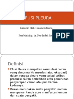 Efusi Pleura Referat-PPT - IMAM