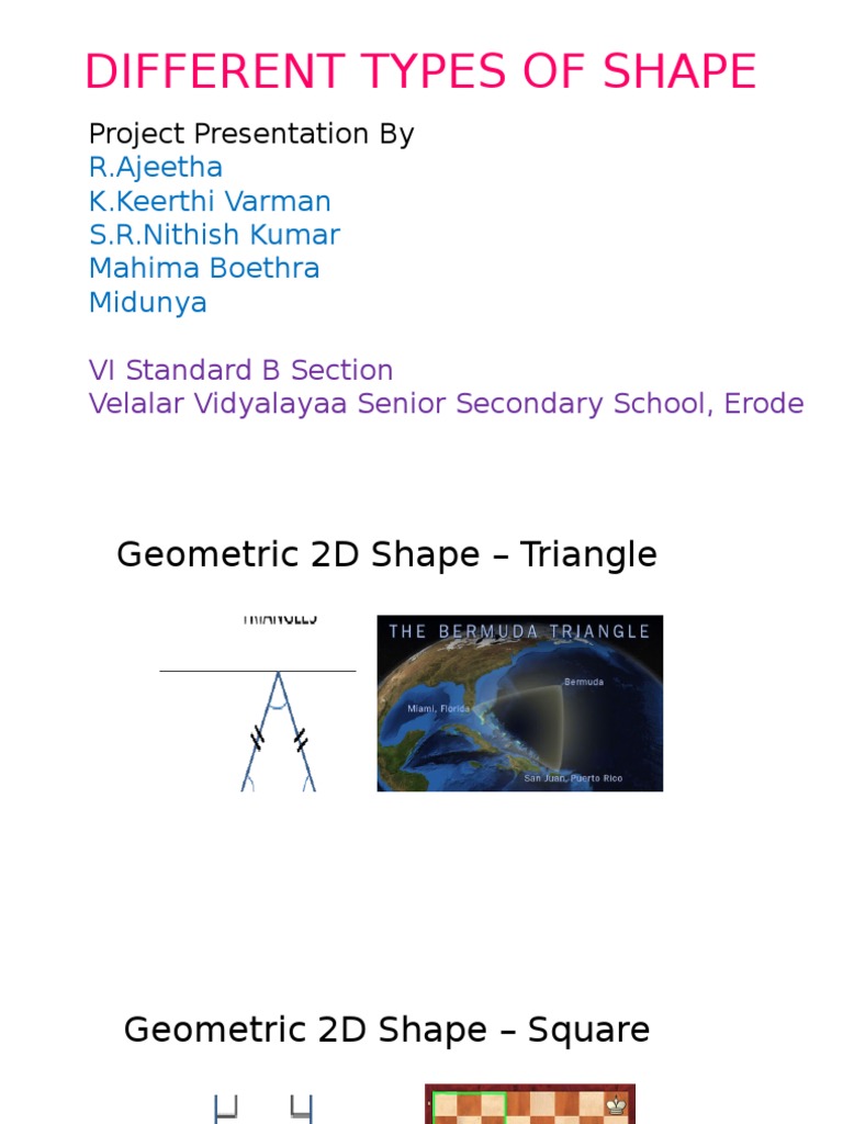 Types of Geometric Shapes Explained | PDF
