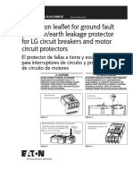 Manual Falla A Tierra GL Eaton