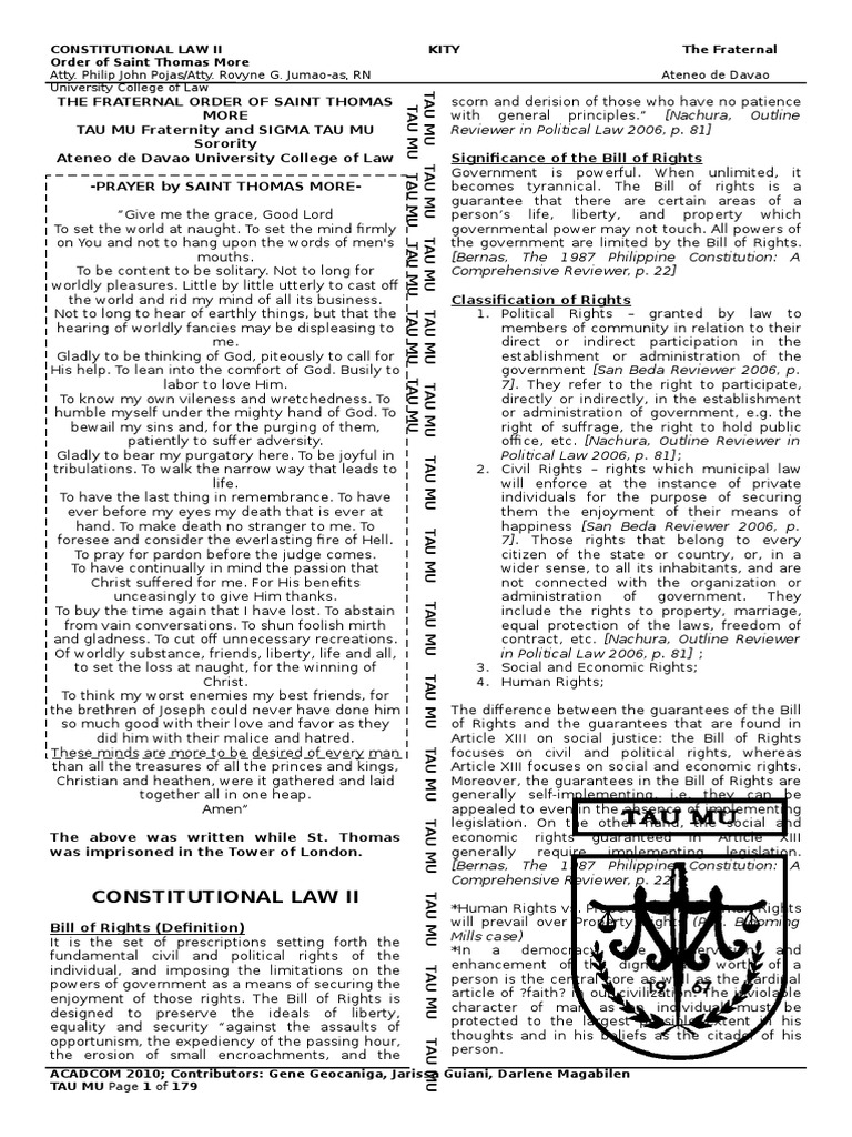 Consti II - Pojas and Jumao-As | PDF | Eminent Domain | Police Power ...