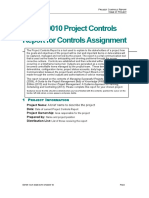 PPMP20010 Project Controls Report For Controls Assignment