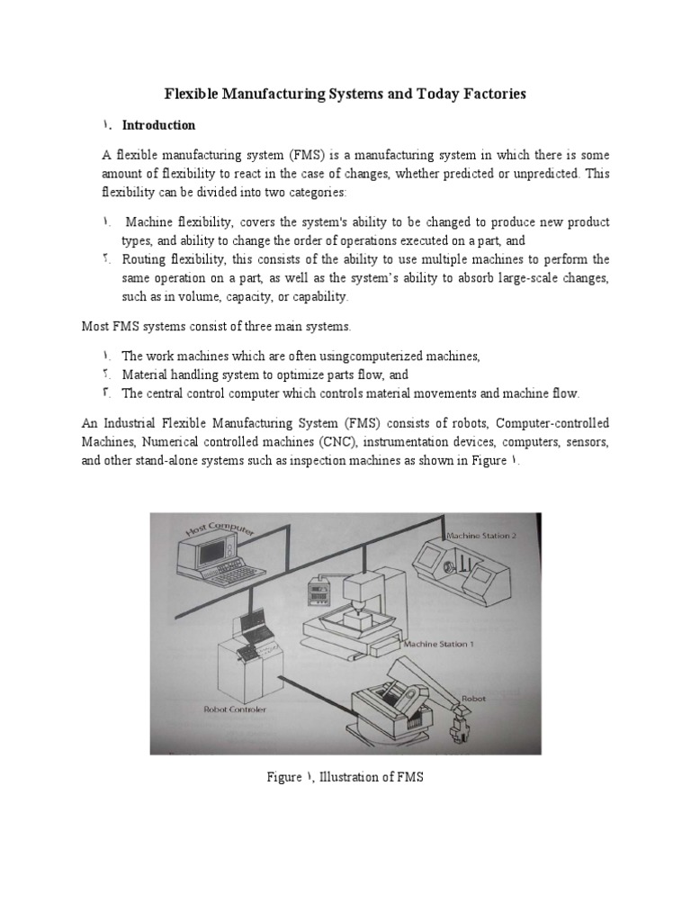 Overview of Flexible Manufacturing Systems | PDF | Industries ...