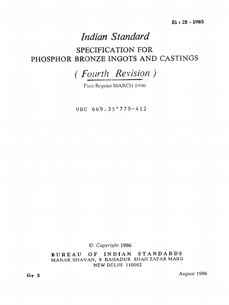 Is - 28 PDF | PDF