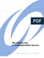 The Hidden Key To Communication Success: Phone: 1-800-529-5925