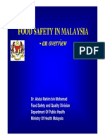 Food Safety in Malaysia - Summary PDF