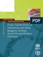 Histamine in Seafood