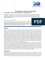 SPE-180051-MS New Insight To Wormhole Formation in Polymer Gel During Water Chasefloods Using Positron Emission Tomography PET