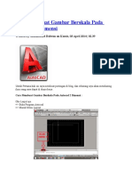 Cara Membuat Gambar Berskala Pada Autocad 2 Dimensi