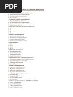 Multiple Choice Questions of Computer Networking