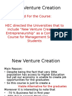 New Venture Creation Lecture 2-4