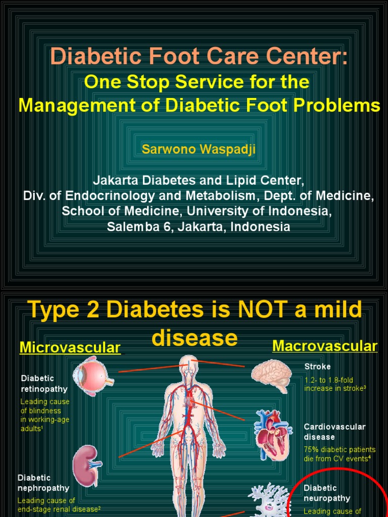 Diabetic Foot Care Center One Stop Service For The Management of