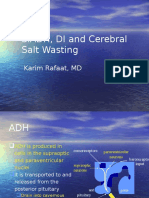 SIADH, DI and Cerebral Salt Wasting: Karim Rafaat, MD