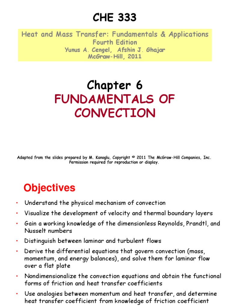 Fundamentals of Convection Mechanics | PDF | Boundary Layer | Fluid ...