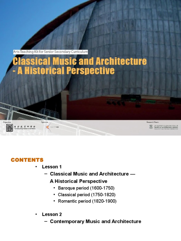 Classical Music and Architecture - A Historical Perspective | PDF ...