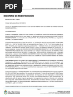 Contratación directa alquiler de Modernización