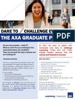 AXA Graduate Program 