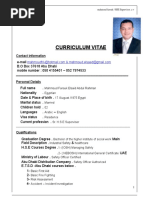 Curriculum Vitae: Mahmoud Farouk / HSE Supervisor. C V