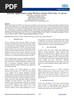 Military Applications Using Wireless Sensor Networks A Survey