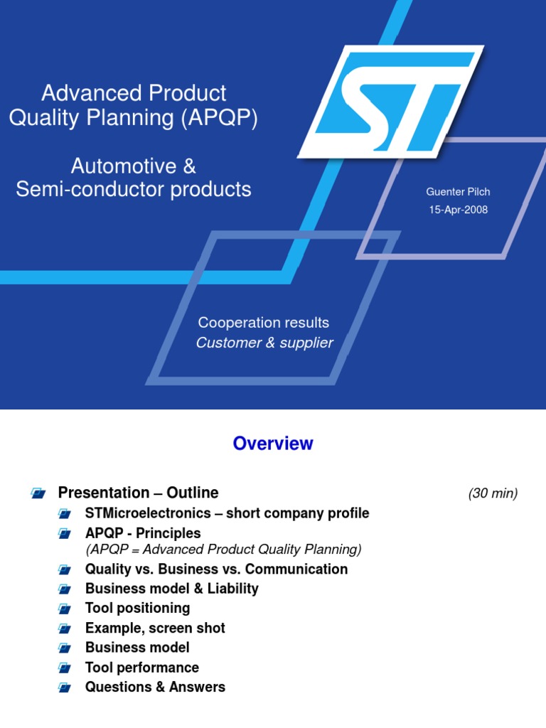 Advanced Product Quality Planning and Control Plan.pdf Project