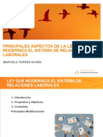 Taller Ley Que Moderniza Le Sistema de Relaciones Laborales