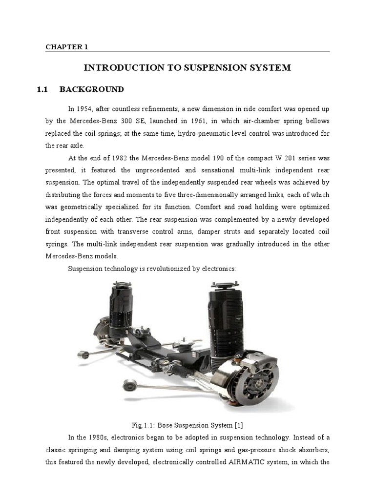 Evolution of Active Suspension Systems | PDF | Suspension (Vehicle) | Lever