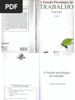 Yves Clot - A Função Psicológica Do Trabalho