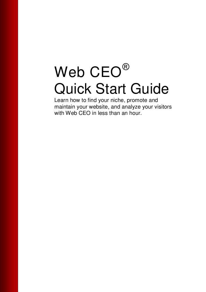 8.1 Quick Start Guide Eng | PDF | Search Engine Optimization | Web ...