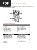 Download Organs in the Body Quadrants and Regions by java_biscocho1229 SN33488800 doc pdf